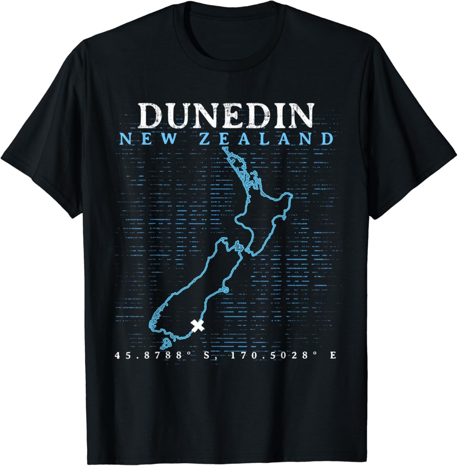 New Zealand Dunedin TShirt Clothing, Shoes & Jewelry